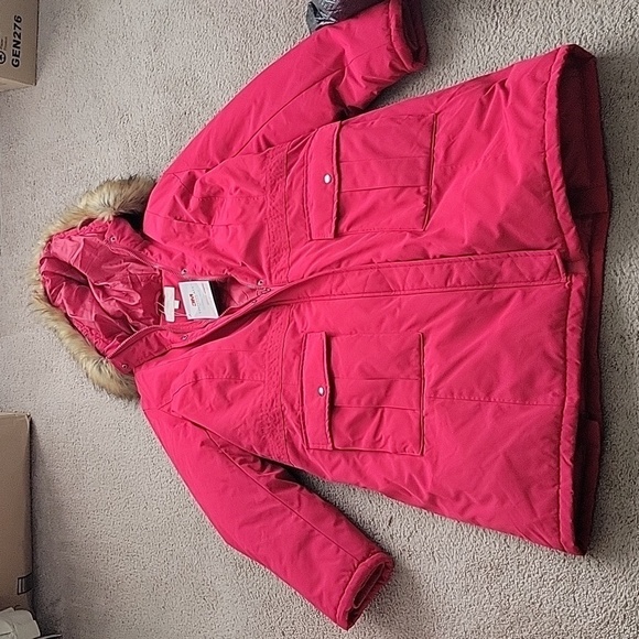 Woman Within Jackets & Blazers - NWT Woman Within Feather Down Faux Fur Lined Hood Parka